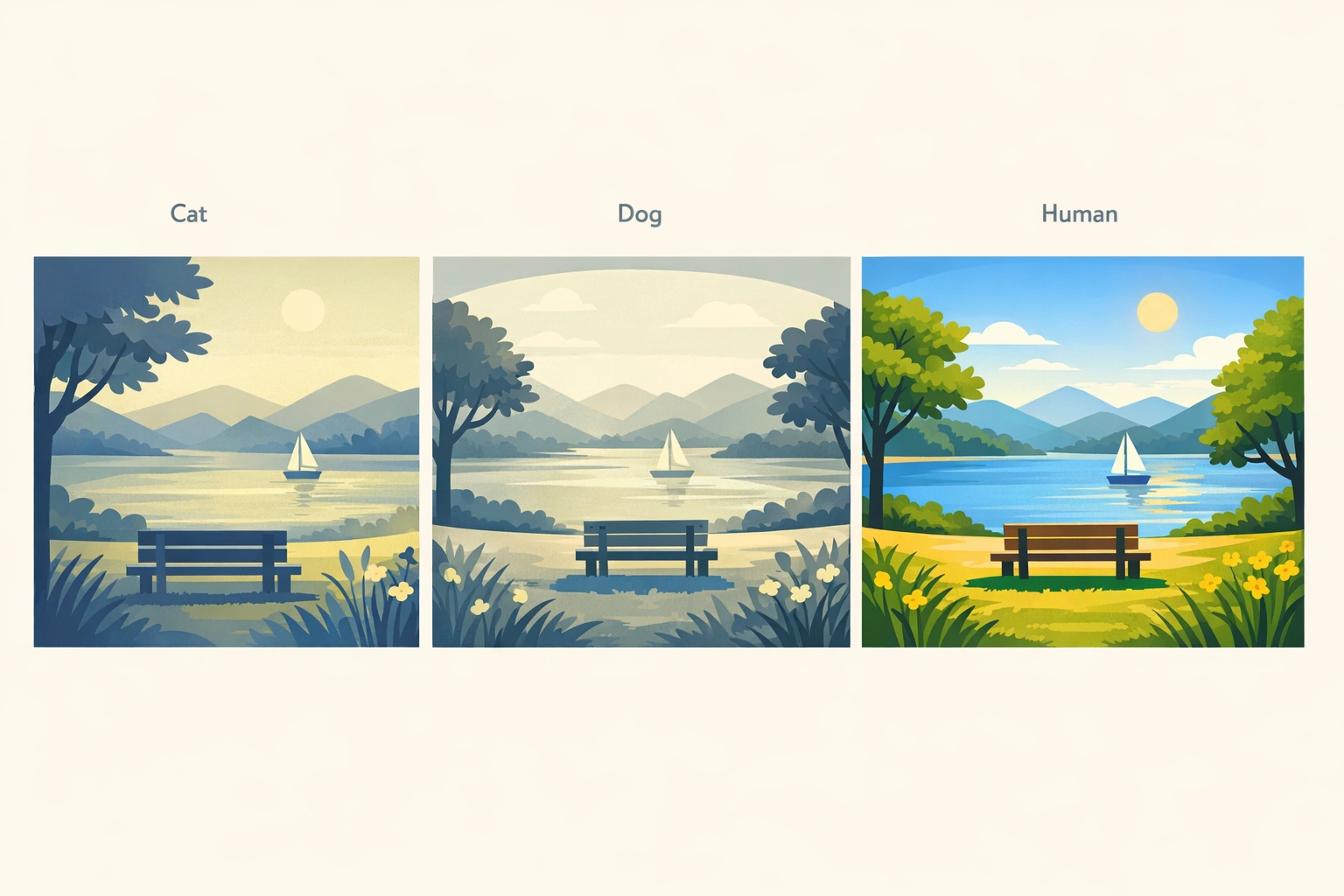 Cat Vision vs Dog Vision vs Human Vision: Complete Comparison Guide